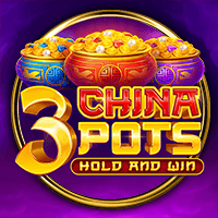 3 china pots